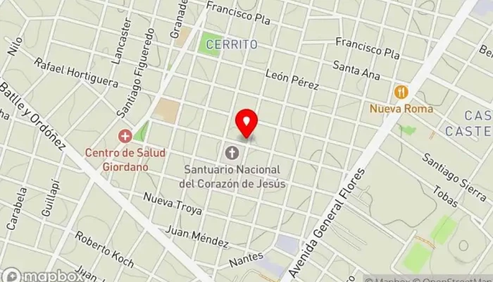 mapa de Comicerri Pizza para llevar en Montevideo