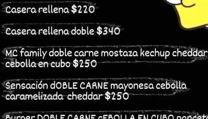 Comida Rapida La Familia:  Menu - Comida a domicilio