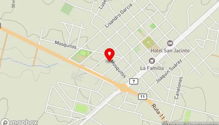 mapa de Comidas Prontas ElDelivery Restaurante en San Jacinto