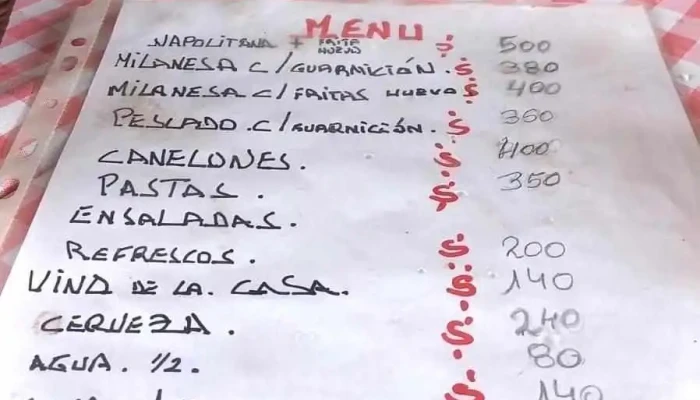 Como En Casa:  Menu - Restaurante