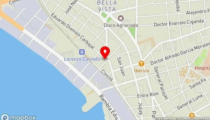 mapa de ComoDoro Parrilla Parrilla en Montevideo