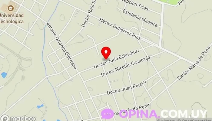 mapa de Complejo de Contenedores La Huella Condominio en Durazno