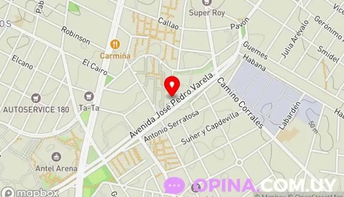 mapa de Complejo Habitacional Campo Español Complejo de viviendas en Montevideo