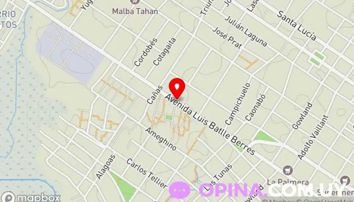 mapa de Complejo Habitacional CH67 Complejo de viviendas en Montevideo