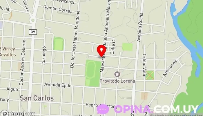 mapa de Complejo Valdeolmos Complejo de viviendas en San Carlos