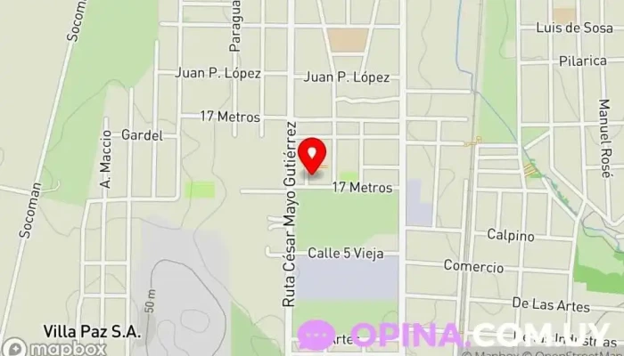 mapa de Complejo Viviendas Azules Complejo de viviendas en La Paz