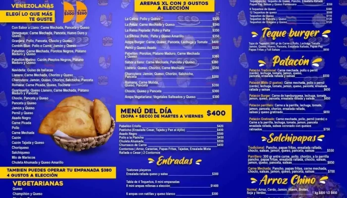 Con Sabor A Llano Guariqueno Menu