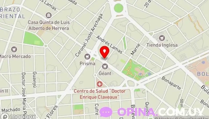 mapa de Concretar Negocios Inmobiliarios Agencia inmobiliaria en Montevideo