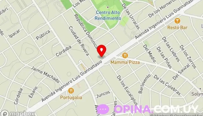 mapa de Conecta2 Academia de baile en Ciudad de la Costa