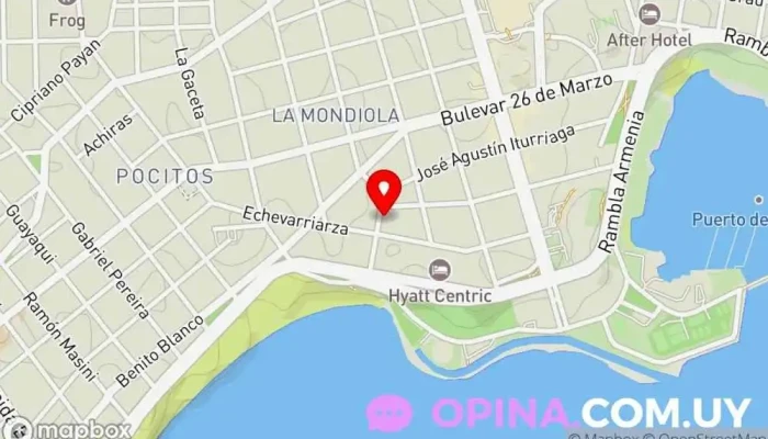 mapa de Conexión Ganadera  en Montevideo