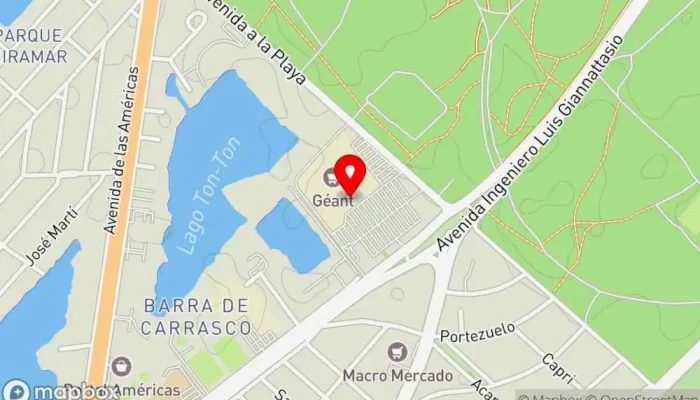 mapa de Confitería Carrera Pastelería en Ciudad de la Costa