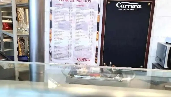 Confiteria Carrera Menu