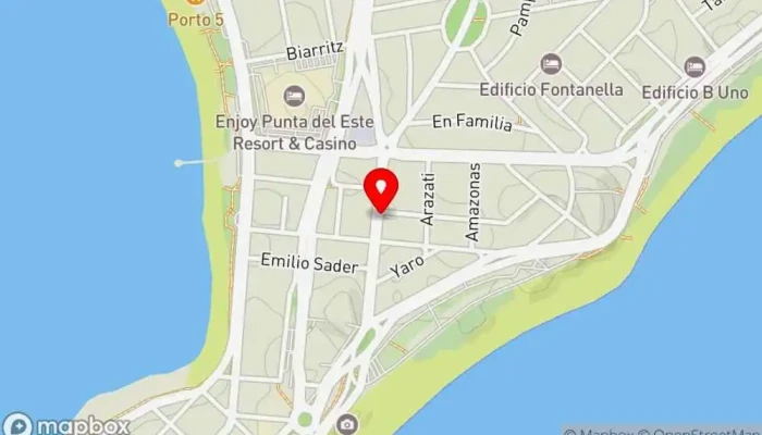 mapa de Confiteria La 2 Punta del Este Cafetería en Punta del Este