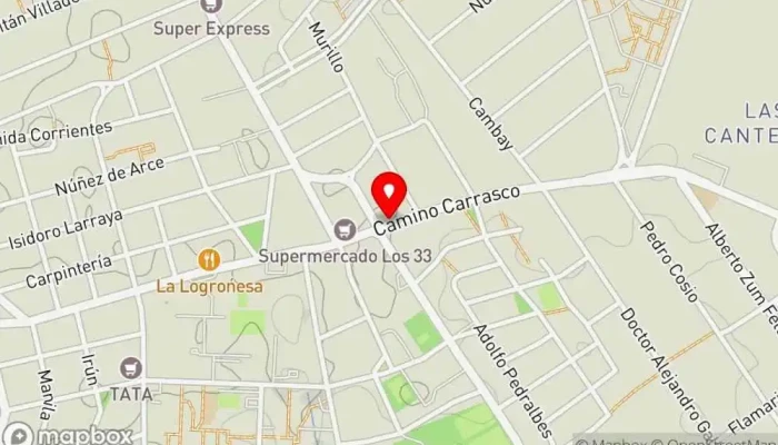 mapa de Confitería Panino Panadería en Montevideo