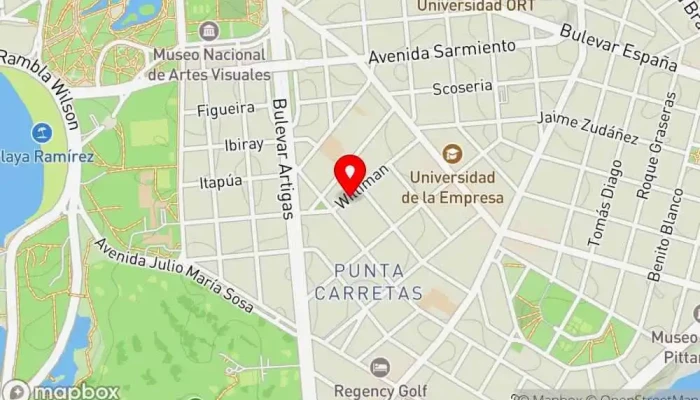 mapa de Confitería y Heladería CanteGrill Pastelería, Panadería, Heladería en Montevideo