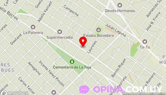 mapa de Cónsul Negocios Inmobiliarios Agencia inmobiliaria en Montevideo