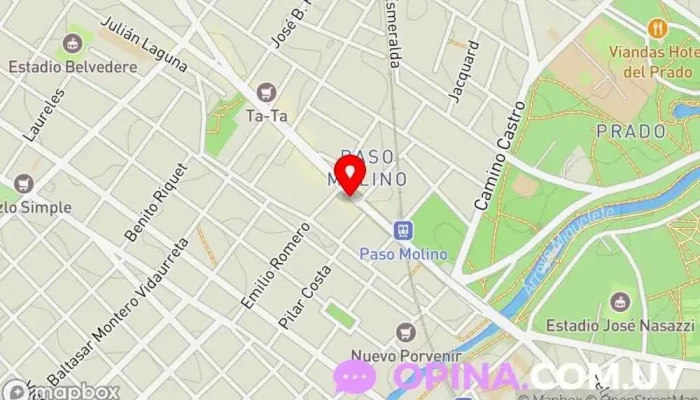 mapa de Consultorio Dental Brilliant Clínica dental en Montevideo
