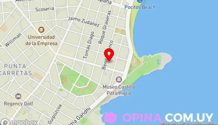 mapa deCentro de salud Consultorio Dra. Susana Teitelbaum. Clinica TP Laser en Montevideo mapa de Consultorio Dra. Susana Teitelbaum. Clinica TP Laser Centro de salud en Montevideo