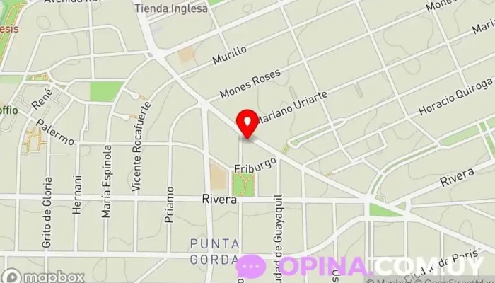 mapa de Consultorio Odontológico Dr. Héctor Pacheco Clínica dental en Montevideo