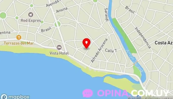 mapa de Consultorio Psicológico: Lic. Florencia Rodríguez - Lic. Álvaro Asti Psicólogo en La Floresta