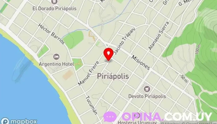 mapa de Consultorio Psicologico Perinatal Psicólogo en Piriápolis