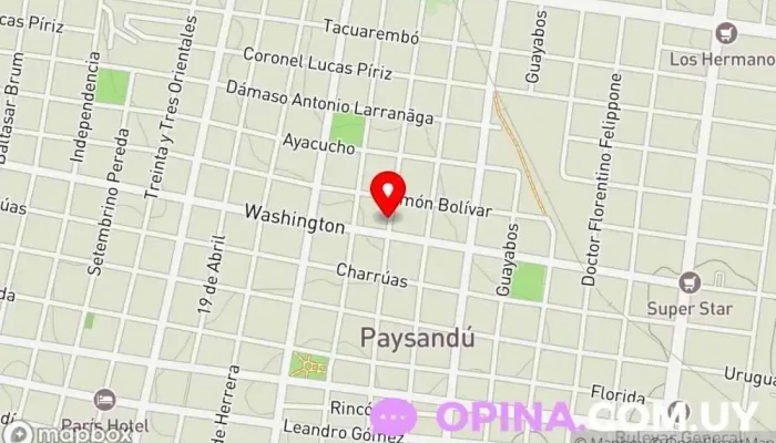 mapa de Continuos Life Imprenta en Paysandú