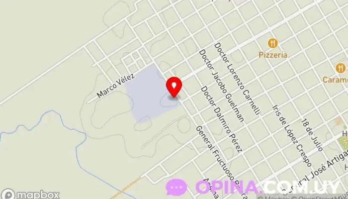 mapa de Cooperativa Agraria de Dolores Cooperativa agropecuaria en Dolores