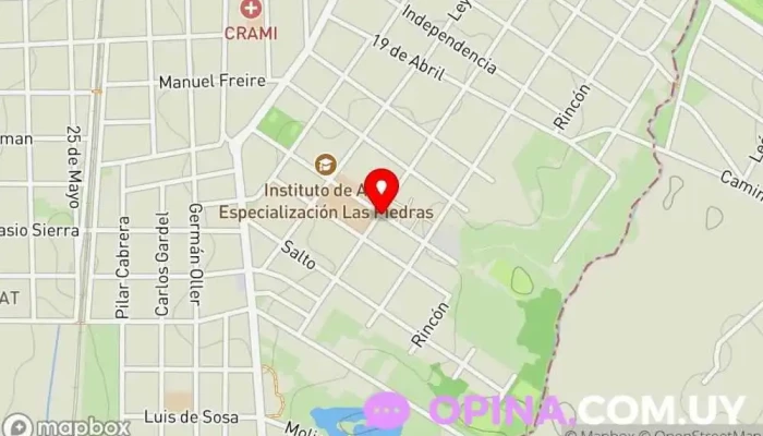 mapa de Cooperativa COVIBLAP Complejo de viviendas en Las Piedras