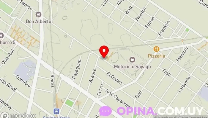 mapa de Cooperativa De Viviendas De Guardas Complejo de viviendas en Montevideo