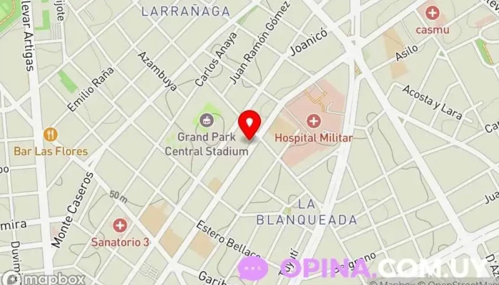 mapa deCooperativa de ahorro y crédito Cooperativa SACEC en Montevideo mapa de Cooperativa SACEC Cooperativa de ahorro y crédito en Montevideo