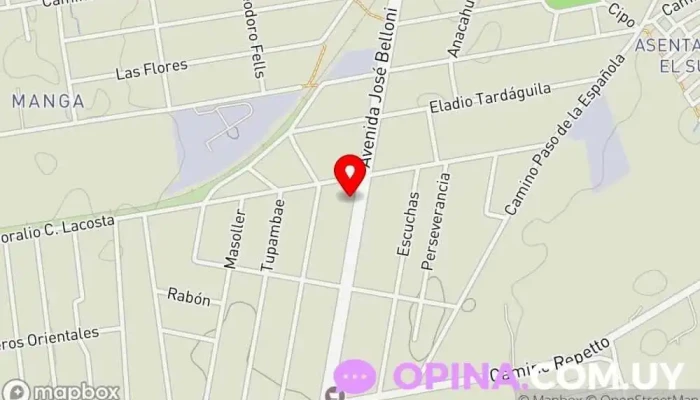 mapa de Coordinadora I Frente Amplio Escuela en Montevideo