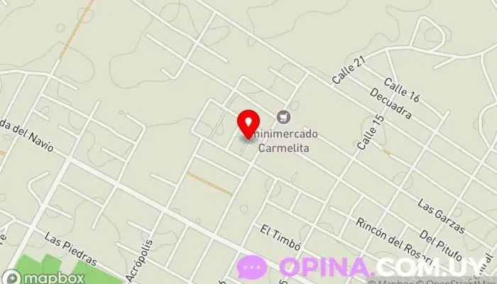 mapa de COOVILAPA Condominio en La Paloma