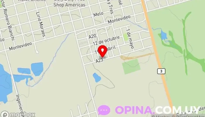 mapa de Coovitnor 2  en Bella Unión