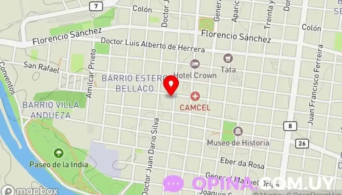 mapa de Copa Charrua Jiu Jitsu Escuela deportiva en Melo