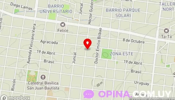 mapa de Coppola Serra Agencia inmobiliaria en Salto