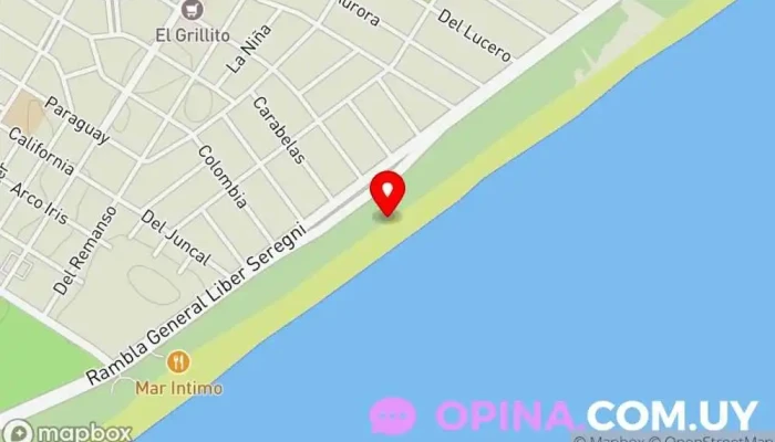 mapa de Coral Inmobiliaria Agencia inmobiliaria en Ciudad de la Costa