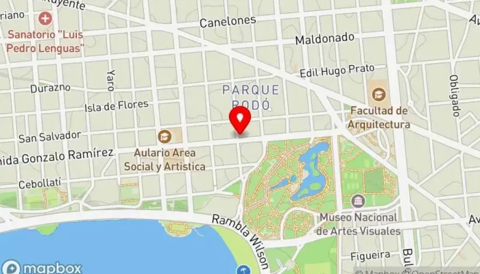 mapa de Cordón Beer Parque Rodó Cervecería artesanal, Tienda de cerveza en Montevideo