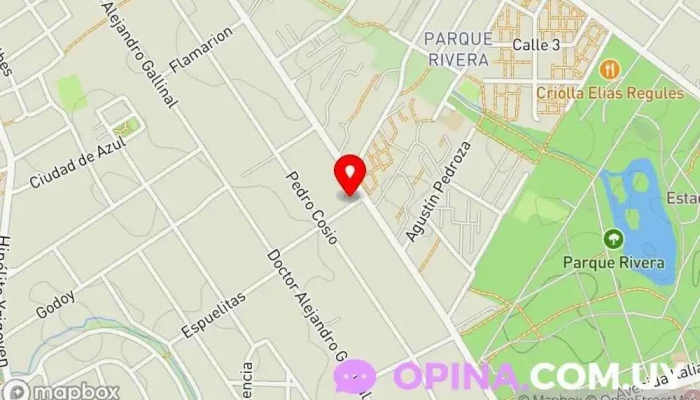 mapa de COSTA MUSIC Escuela de música en Montevideo