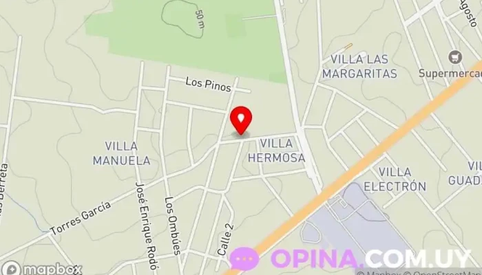 mapa de COVIAC Sociedad de viviendas en Barros Blancos