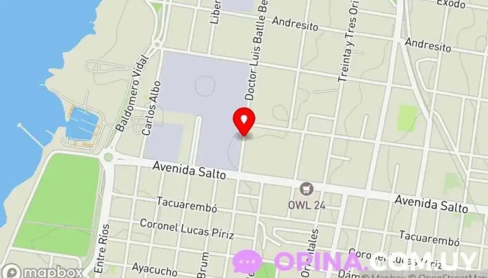 mapa de Coviappay 2017 Sociedad de viviendas en Paysandú