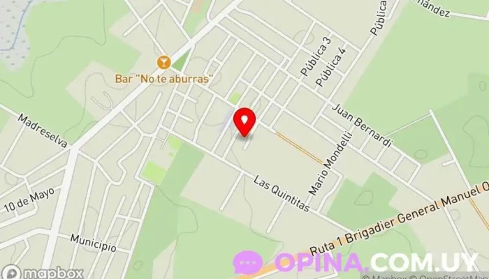 mapa de Covideco 1 Complejo de viviendas en Col. del Sacramento