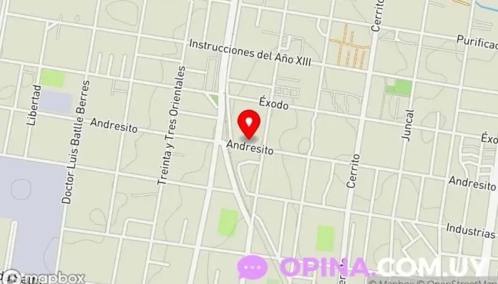 mapa de COVISAN 8 Housing complex en Paysandú