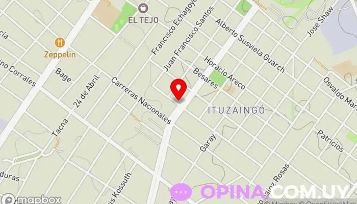 mapa de Covithru cooperativa Librería en Montevideo