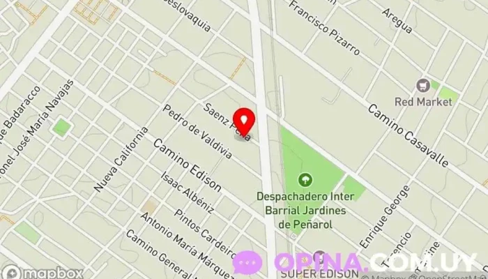 mapa de Creative Store Uy Papelería en Montevideo