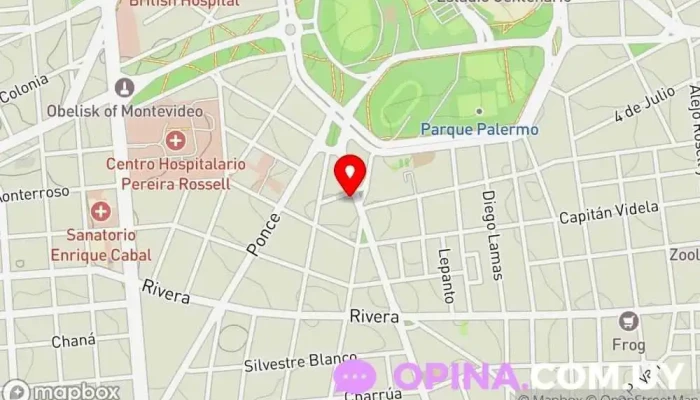 mapa de Crédito de la Casa/Sin Atención Al Público Institución financiera en Montevideo