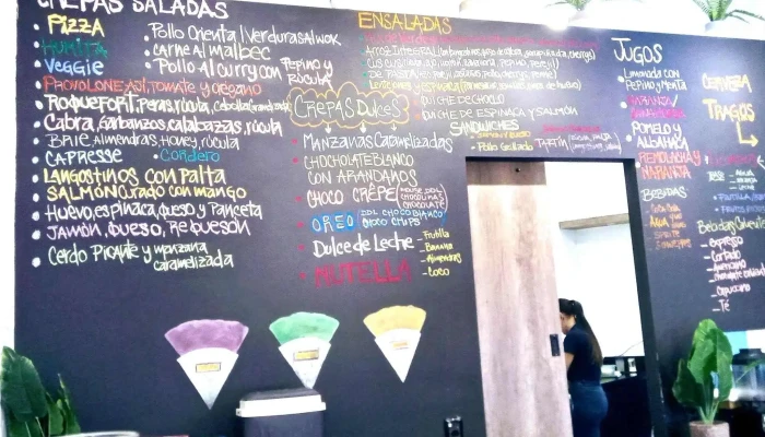 Crepas Menu - Crepería