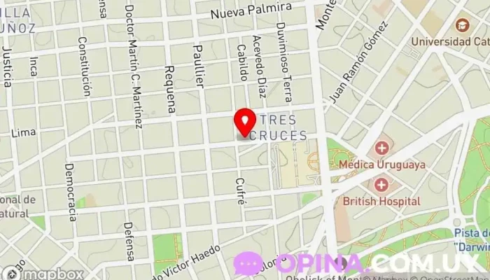 mapa de CREW - EscuelaDeTripulantes Centro educativo en Montevideo