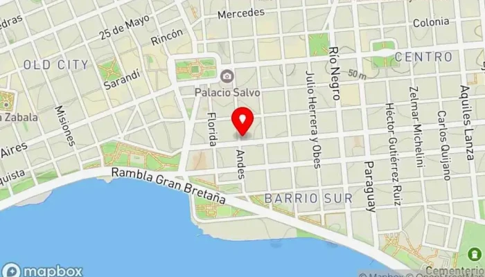 mapa de CROC Galletas Artesanales Panadería, Cafetería en Montevideo