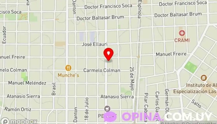 mapa de Cross Training Las Piedras Gimnasio en Las Piedras