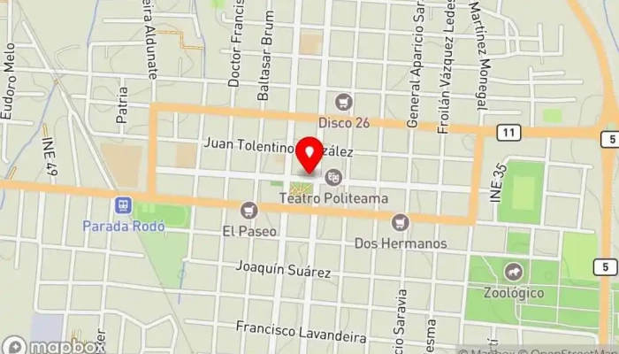 mapa de CSC | Club Social Canelones Club nocturno en Canelones